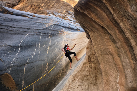 Ganztägige Abenteuertour durch den Schlangen-Canyon (Wadi Bani Awf)Ganztägige Snake Canyon Tour