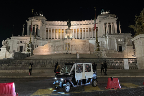 Rome by Night Private Golf Cart Tour