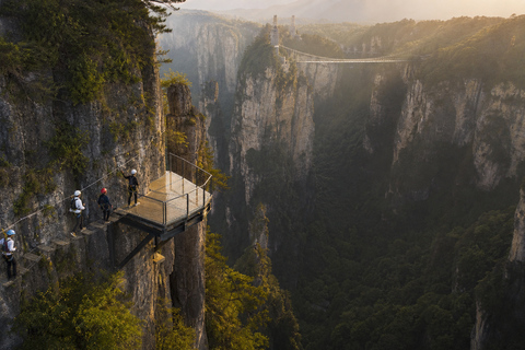 Zhangjiajie: Grand Canyon & Glass Bridge E-Ticket Options English Guide Service Only