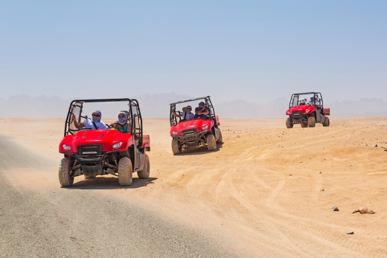 Sharm El-Sheikh: Buggy-Safari bei Sonnenuntergang und Kameltour mit BBQBuggy-Safari bei Sonnenuntergang, Echo Mountain und Kamel mit BBQ-Dinner
