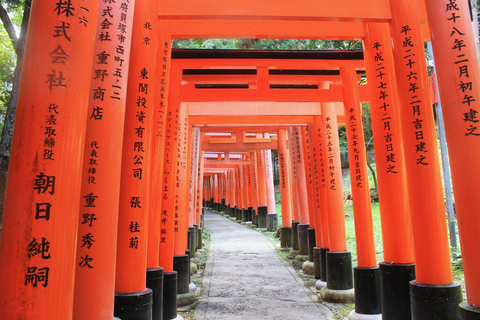 Från Osaka: Dagsutflykt till Kyoto med Fushimi Inari-helgedomen