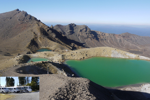 Tongariro Crossing One Way from Ketetahi Secure Park n Ride.