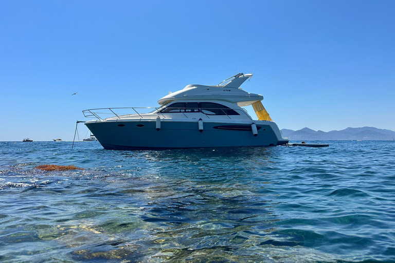 Cannes: Boat cruise to the Leyrins Islands or the Rochers Rouges 4-hour boat ride on an 11m boat, Departure from Cannes