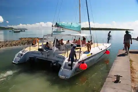 Ile aux Cerfs : La meilleure journée en catamaran.