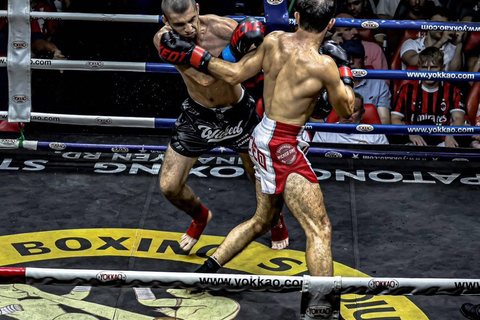 Phuket: Patong Boxing Stadium Muay Thai Official Ticket VIP Ringside Seat with Complimentary T-shirt