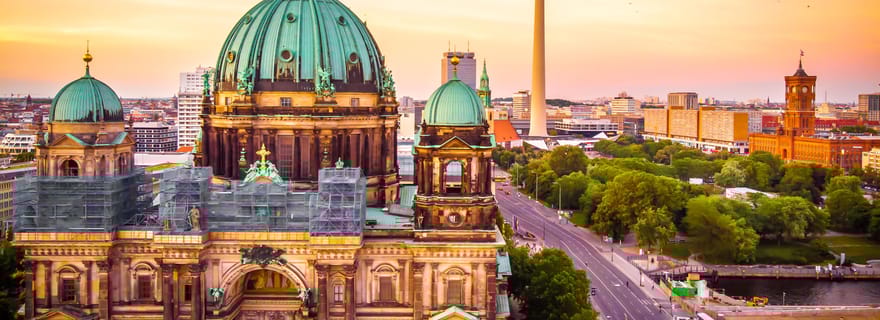 Berlin depuis le port de croisière de Rostock-Warnemünde