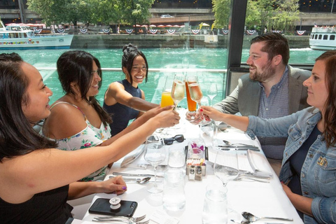 Chicago: Crociera fluviale con Brunch, Pranzo o Cena GourmetCrociera con pranzo