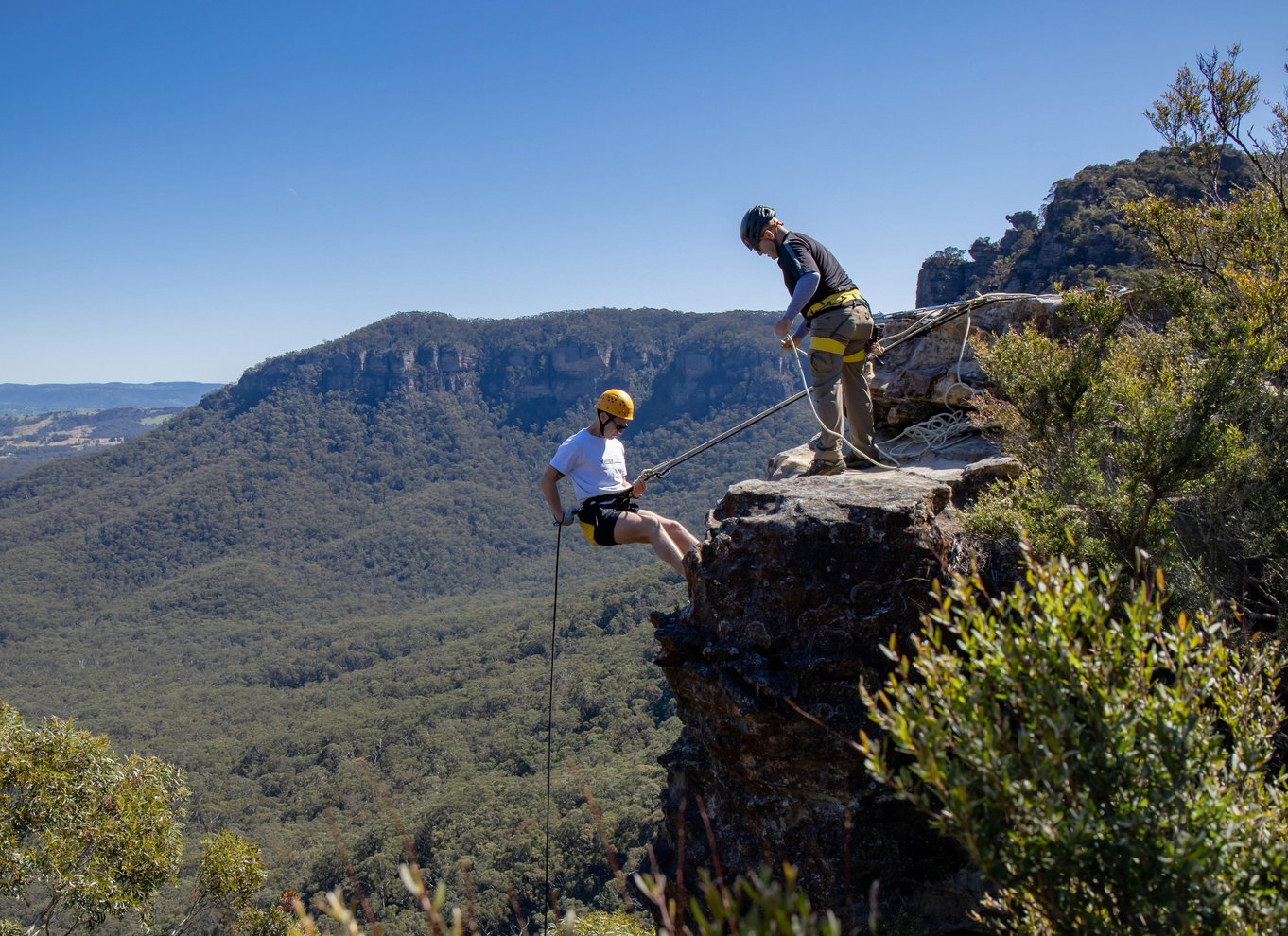 Blue Mountains: Abseiling og canyoning-oplevelse