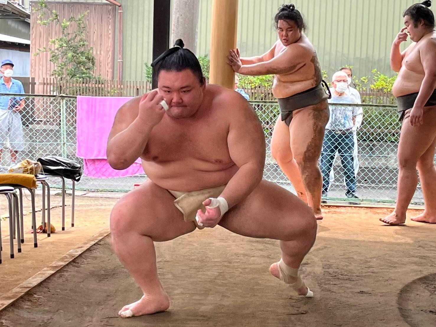 Nagoya: Besuch des morgendlichen Sumo-Trainings mit englischsprachigem Guide