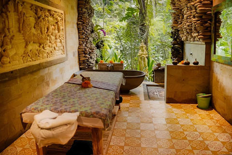 Bali: Avslappnande Avslappnande balinesisk spa-massage med skrubb och blomsterbad 2 timmar