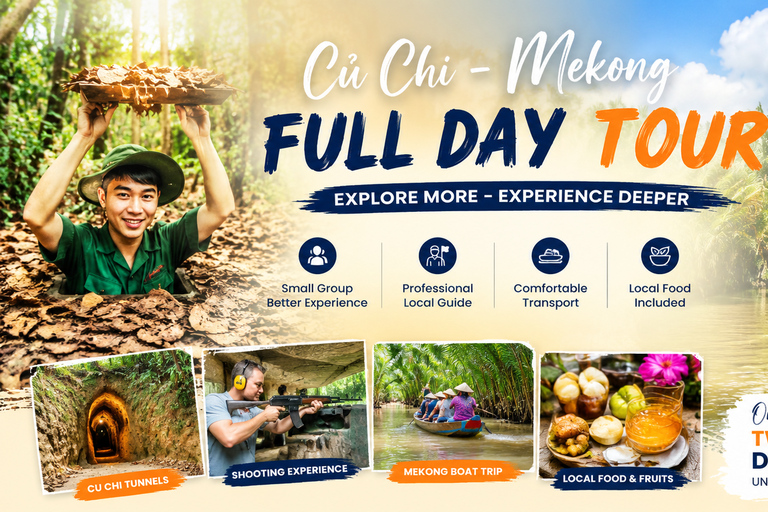 Ho Chi Minh City: Small-Group Cu Chi & Mekong Delta Tour