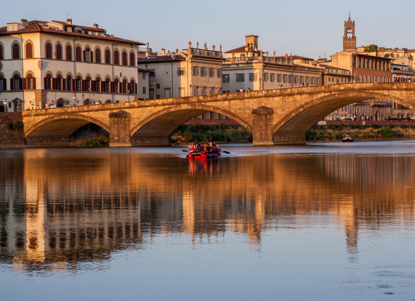 Firenze: Pontevecchio og byens seværdigheder – rolig raftingtur