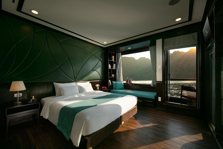 Hanoi : 2-Day Halong-Lan Ha Bay BEST SELLER 5* cruise balcony