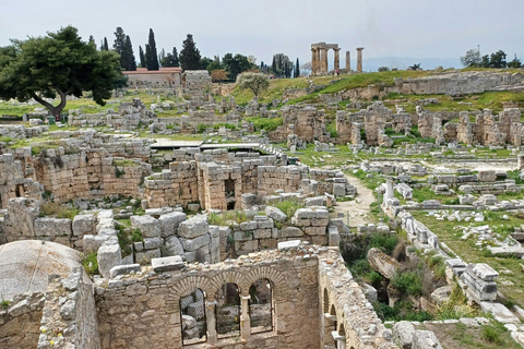 Au départ d&#039;Athènes : Corinthe antique et Canal de Corinthe visite privée