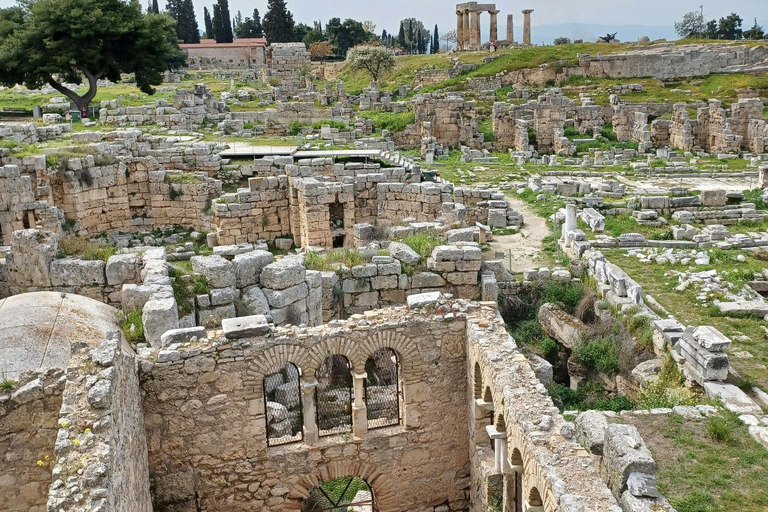 Au départ d&#039;Athènes : Corinthe antique et Canal de Corinthe visite privée