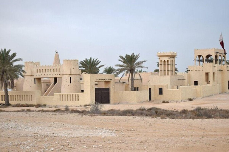 Doha: Guided West of Qatar Desert Tour with Camel Racetrack Doha: Group Guided West of Qatar Desert Tour