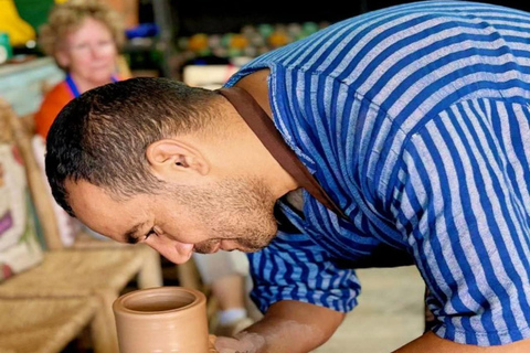 Marrakech: Moroccan Pottery & Wheel Turning Workshop w/ Tea