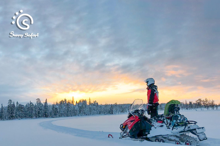 Desde Rovaniemi: Safari en moto de nieve por la naturaleza salvaje del Ártico