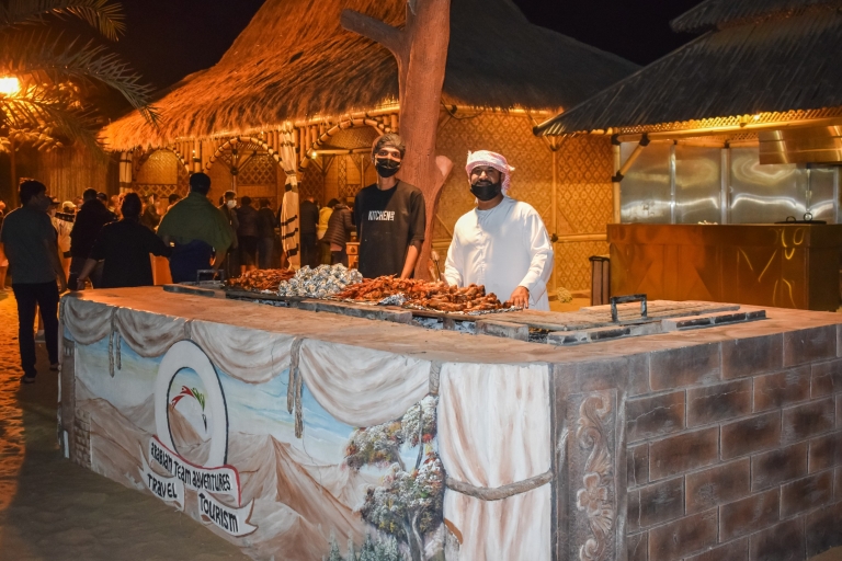 Dubai: Red Dune Safari, Kameelrijden, Sandboarden & BBQGroepstour rode duinen met bbq-maaltijd (7 uur)