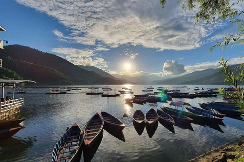 Pokhara: Peace Pagoda Hike and Tal Barahi Lake Tour