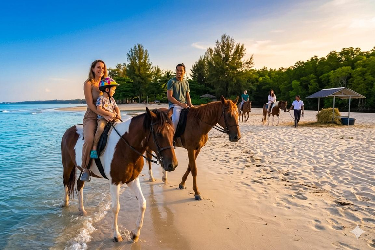 Phuket: Bang Tao Beach Sunset Horse Riding Experience Phuket: 30 Minutes Bang Tao Beach Sunset Horse Ride