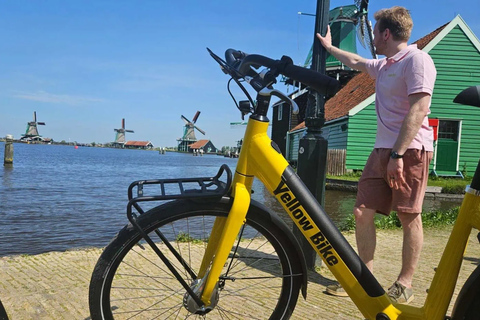 Zaanse Schans: Wycieczka rowerowa z wiatrakami i serem