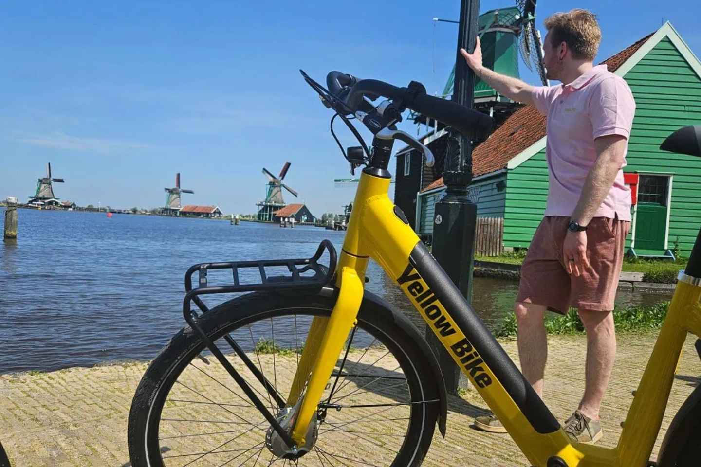 Zaanse Schans: Gita in E-bike tra Mulini, Formaggio e Natura