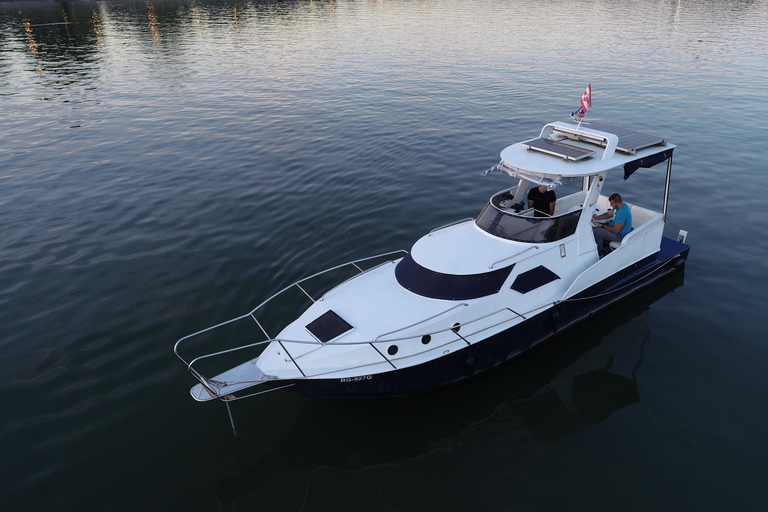 Belgrade: Private Boat Cruise on Two City Center Rivers ALL DAY Private luxury boat day cruise +FREE DRINKS+TRANSFER