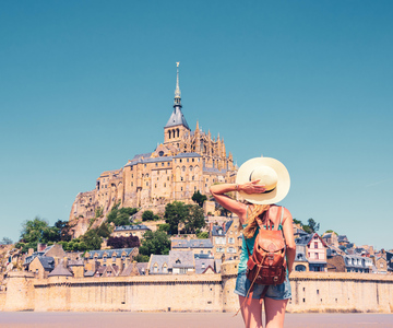 Vanuit Parijs: Dagtocht Mont Saint Michel met een gids