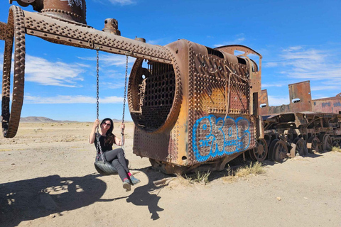 Uyuni: 1-dniowa wycieczka jeepem na wyspę Incahuasi i solniska Uyuni