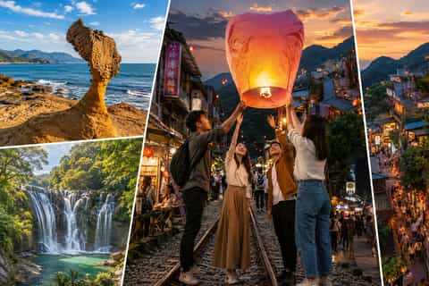 Taipei: Yehliu, Jiufen & Shifen Sky Lantern Private Tour - Image 3