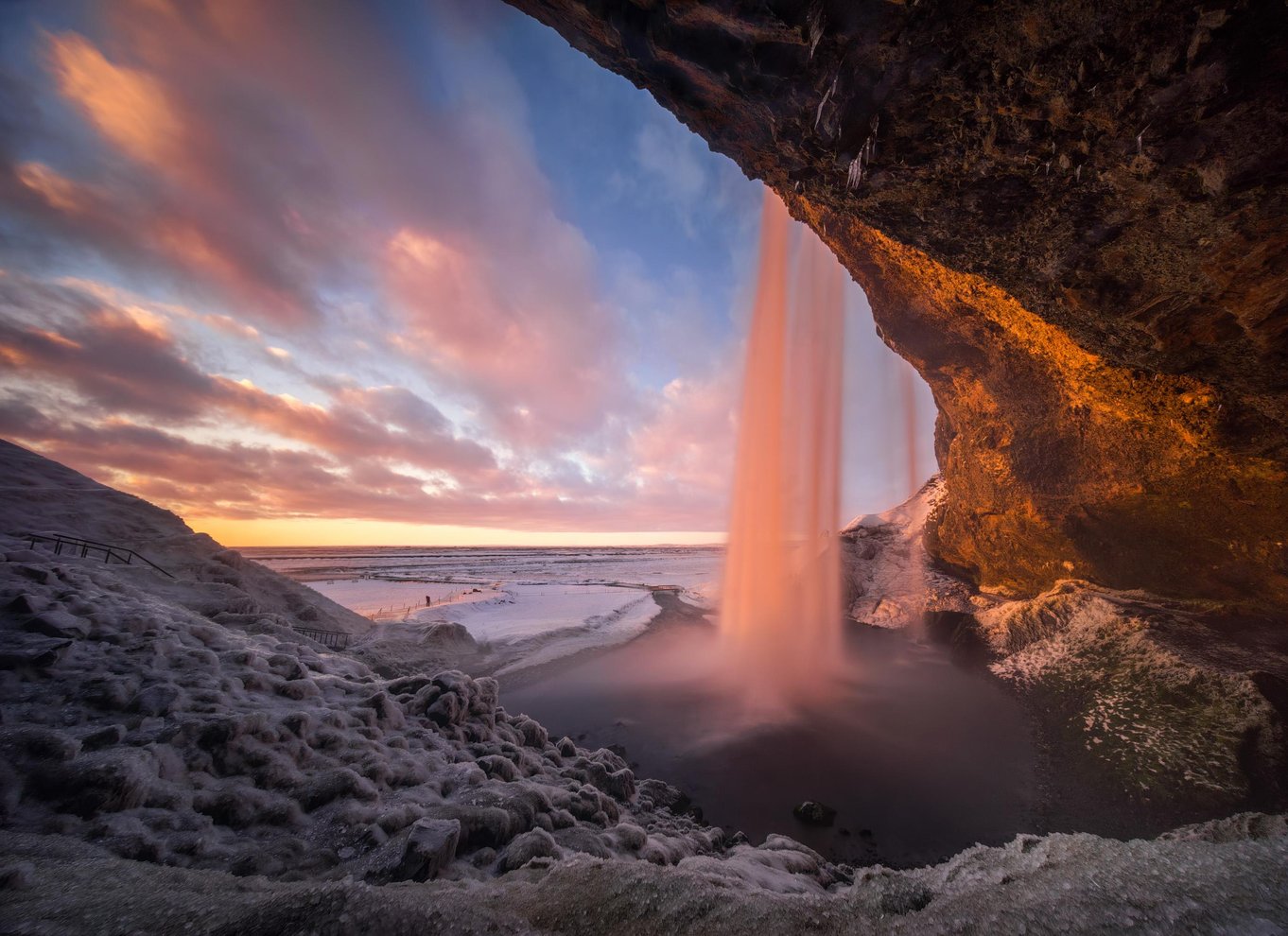 Reykjavik: Sydkysten, vandretur på gletsjer og nordlys – kombination
