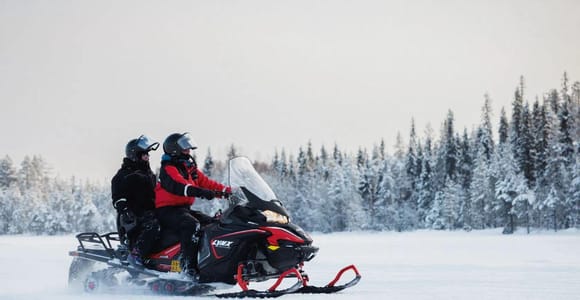 Levi: 1-Hour Snowmobile Safari & Reindeer Sleigh Ride