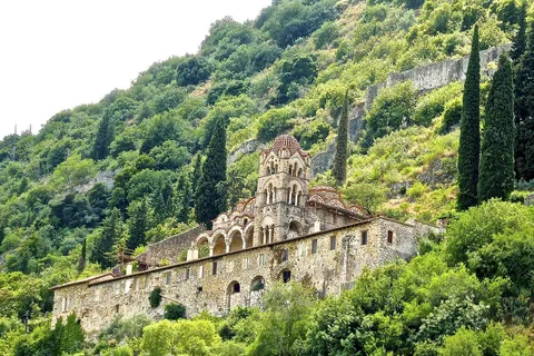 Tour privado de un día a la Gloria de la Antigua Esparta y Mystras