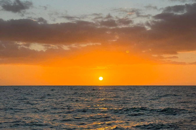 Calheta: Private Catamaran Tour - With Open Bar & Snacks Sunset Tour with Snorkeling & Paddleboarding/ Max 18 people