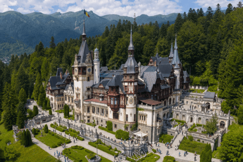 Day Trip from Bucharest: Bran, Peles and Brasov with a guide in Italian Trip from Bucharest: Bran, Peles and Brașov with a guide in Italian