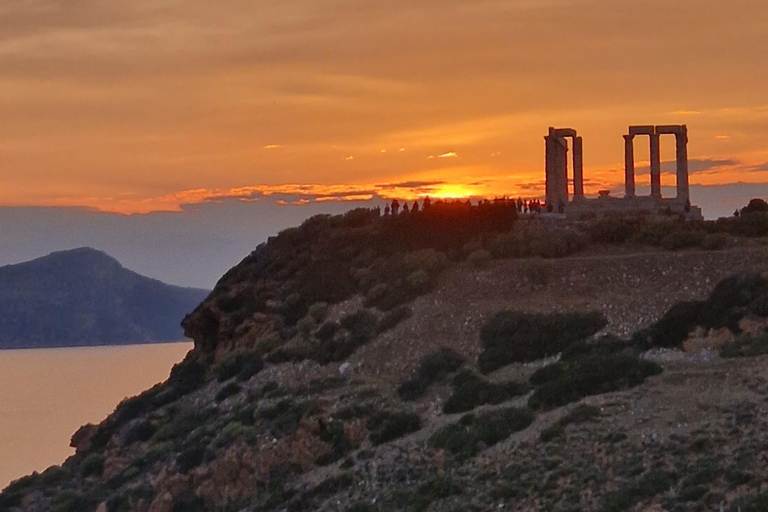 Cape Sounio: Private Sunset Tour to Temple of Poseidon