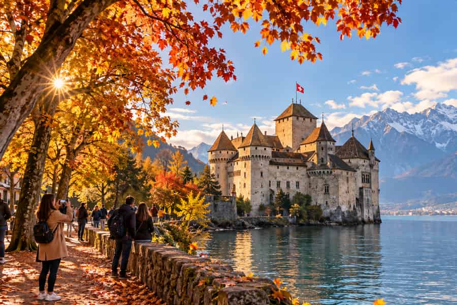 Ervaring in Genève, Montreux, Vevey en het Château de Chillon