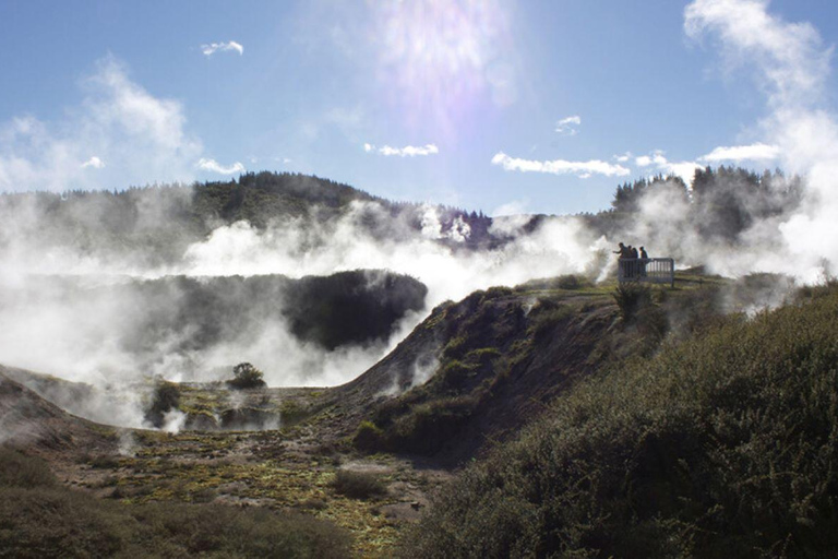 From Auckland: Craters of the Moon, Taupo & Rapids Jet Tour