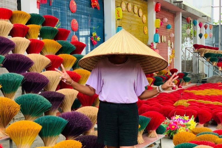 Vanuit Hanoi: Halfdaagse tour naar wierook- en hoedendorpen