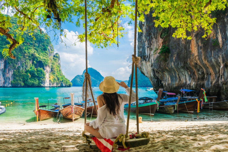 Phuket: 4-Inseln-Krabi-Abenteuer &amp; Schnorchel-TagestourPhuket: 4-Inseln-Abenteuer &amp; Schnorcheltour in Krabi