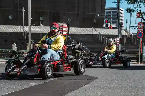 Osaka: Go Kart Tour on Osaka Streets with Guide