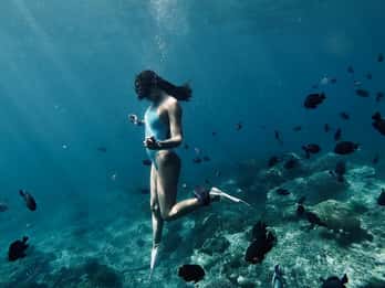 Подводное плавание в Голубой лагуне, Танджунг Джепун и водопаде