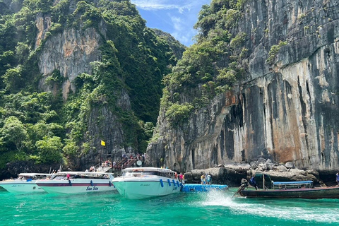 Aonang: Phi Phi Island 1-dniowa wycieczka łodzią motorową z lunchem