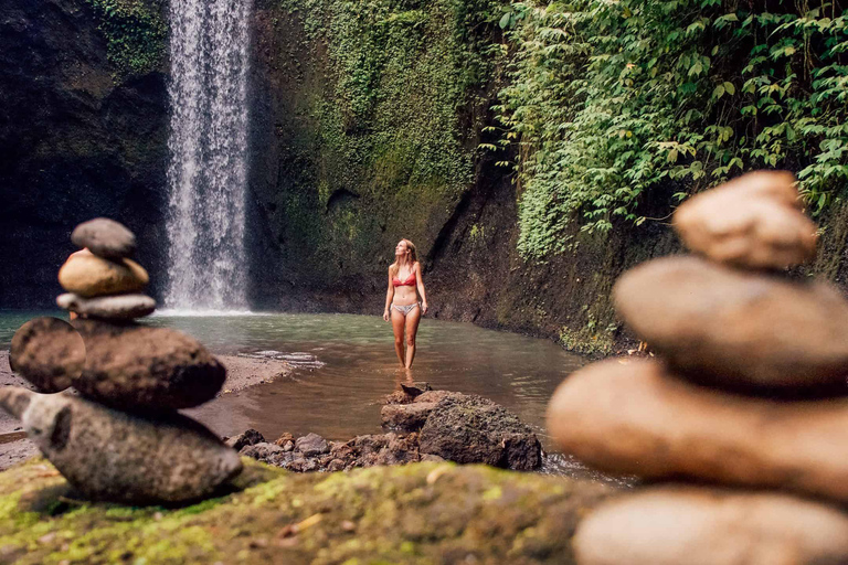 Les meilleures chutes d'eau de Bali et la visite de la rizière de TegalalangVisite privée de Bali aux chutes d'eau et à la rizière de Tegalalang