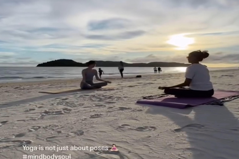 لانكاوي: اليوغا الساحرة على شاطئ الغروب على شاطئ سينانج