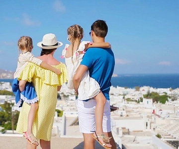 Avventura in jeep per famiglie a Mykonos: Divertimento in fattoria, cantina e spiaggia