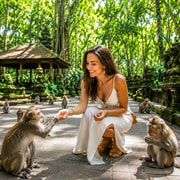 Bali: Monkey Forest, Temple, Waterfall & Swing Tour