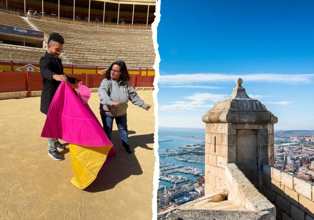 Visit Alicante Bullring and Castle Guided Tour with Taxi Transfer in Alicante, Spain