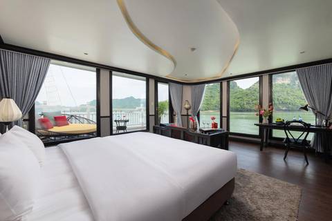 From Ninh Binh : 2-Days Lotus Luxury Cruise Lan Ha Bay